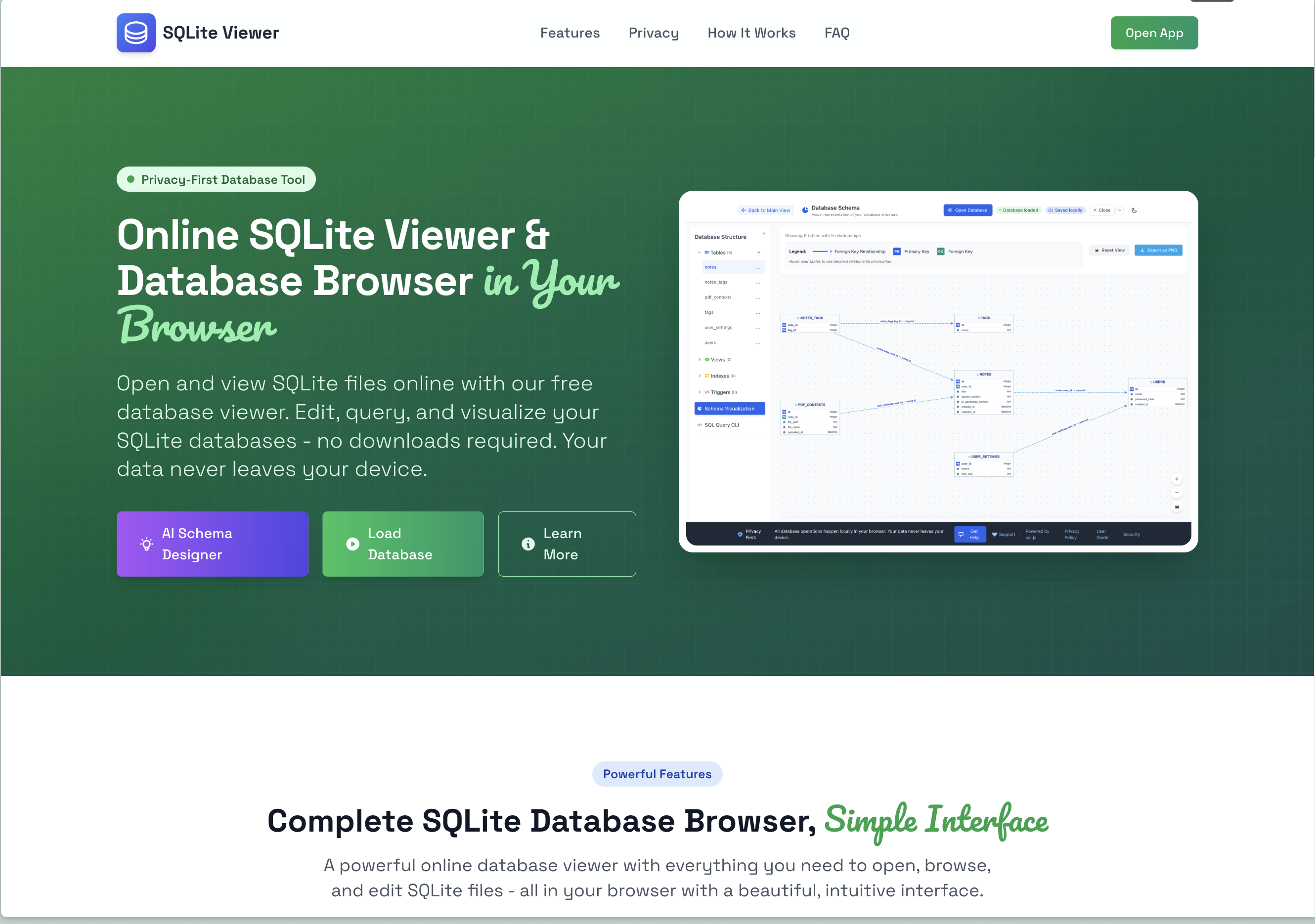 SQLite Viewer